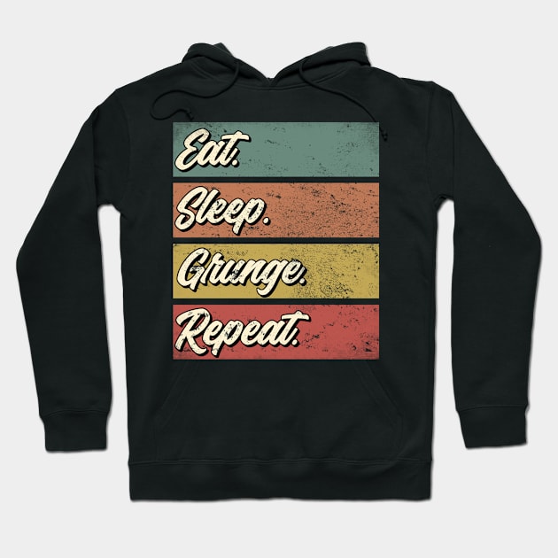 Grunge music fan gift . Perfect present for mother dad friend him or her Hoodie by SerenityByAlex